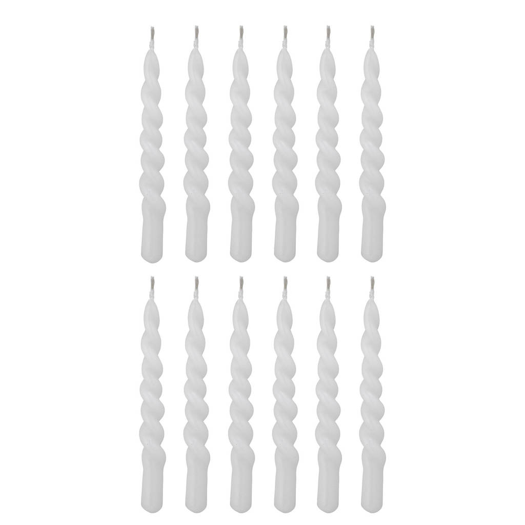 Bloomingville kaars Twist (set van 12)