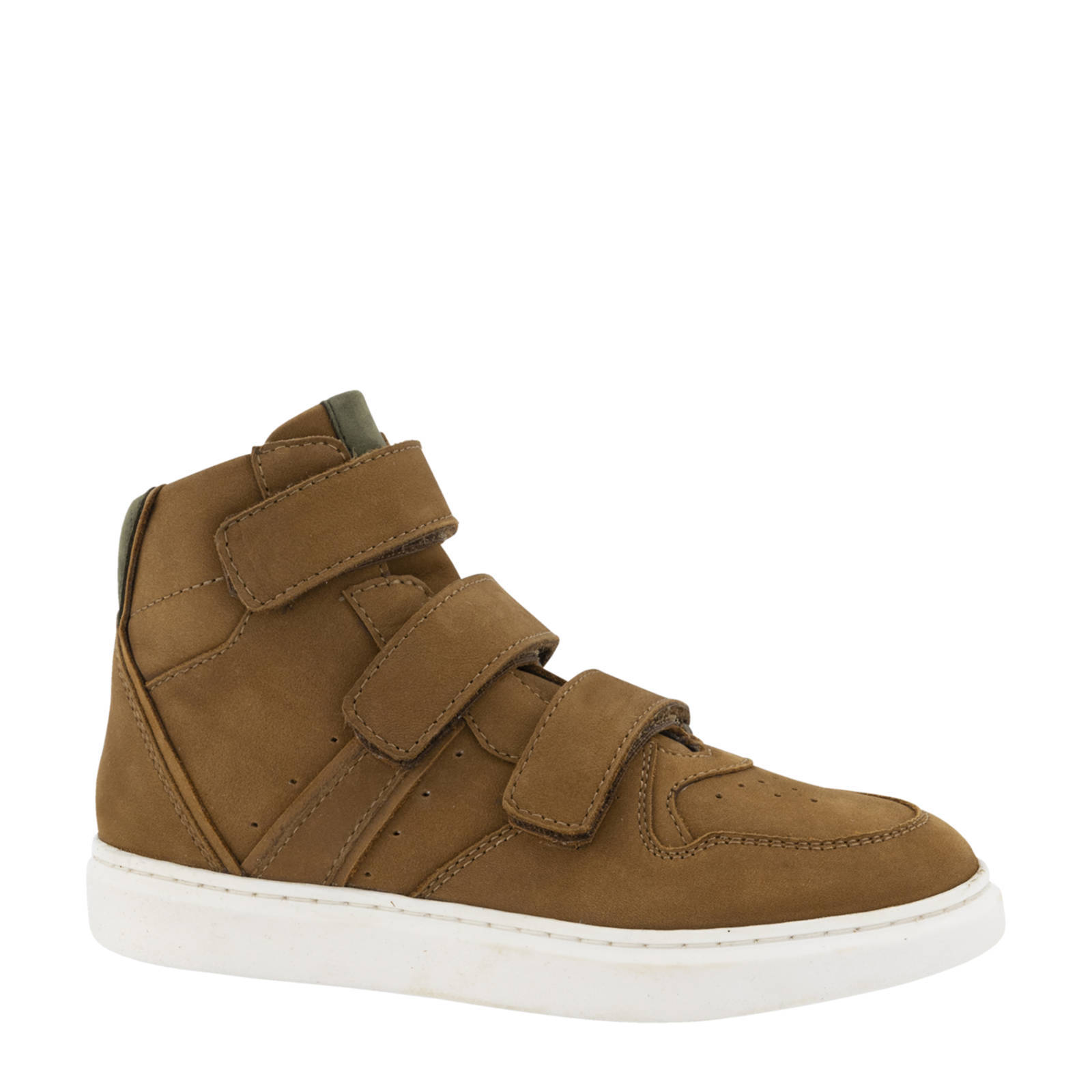 Victory hoge leren sneakers bruin | wehkamp