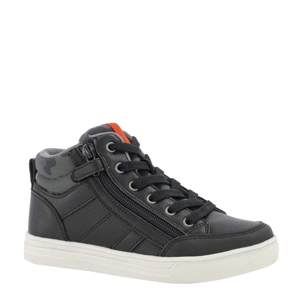 Vty   hoge sneakers zwart/grijs