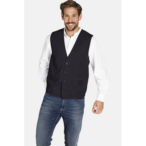 Jan Vanderstorm gilet TORELL Plus Size donkergrijs afbeelding