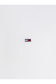 thumbnail: Witte heren Tommy Jeans longsleeve van katoen met lange mouwen en ronde hals