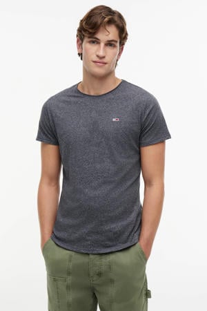 slim T-shirt grijsblauw