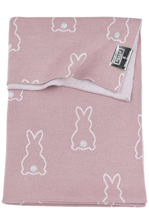 X Mrs. Keizer baby wiegdeken Rabbit 75x100 cm lilac