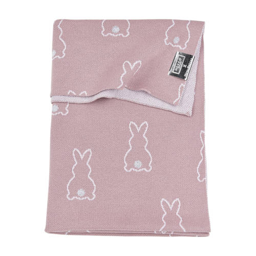 Meyco X Mrs. Keizer baby wiegdeken Rabbit 75x100 cm lilac afbeelding