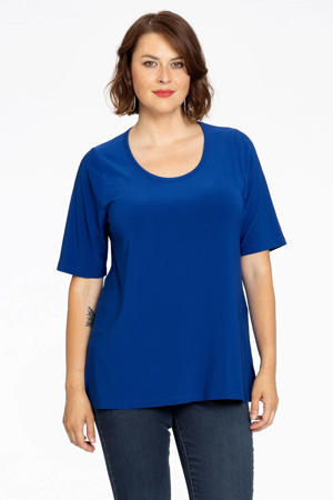 T-shirt van travelstof DOLCE blauw