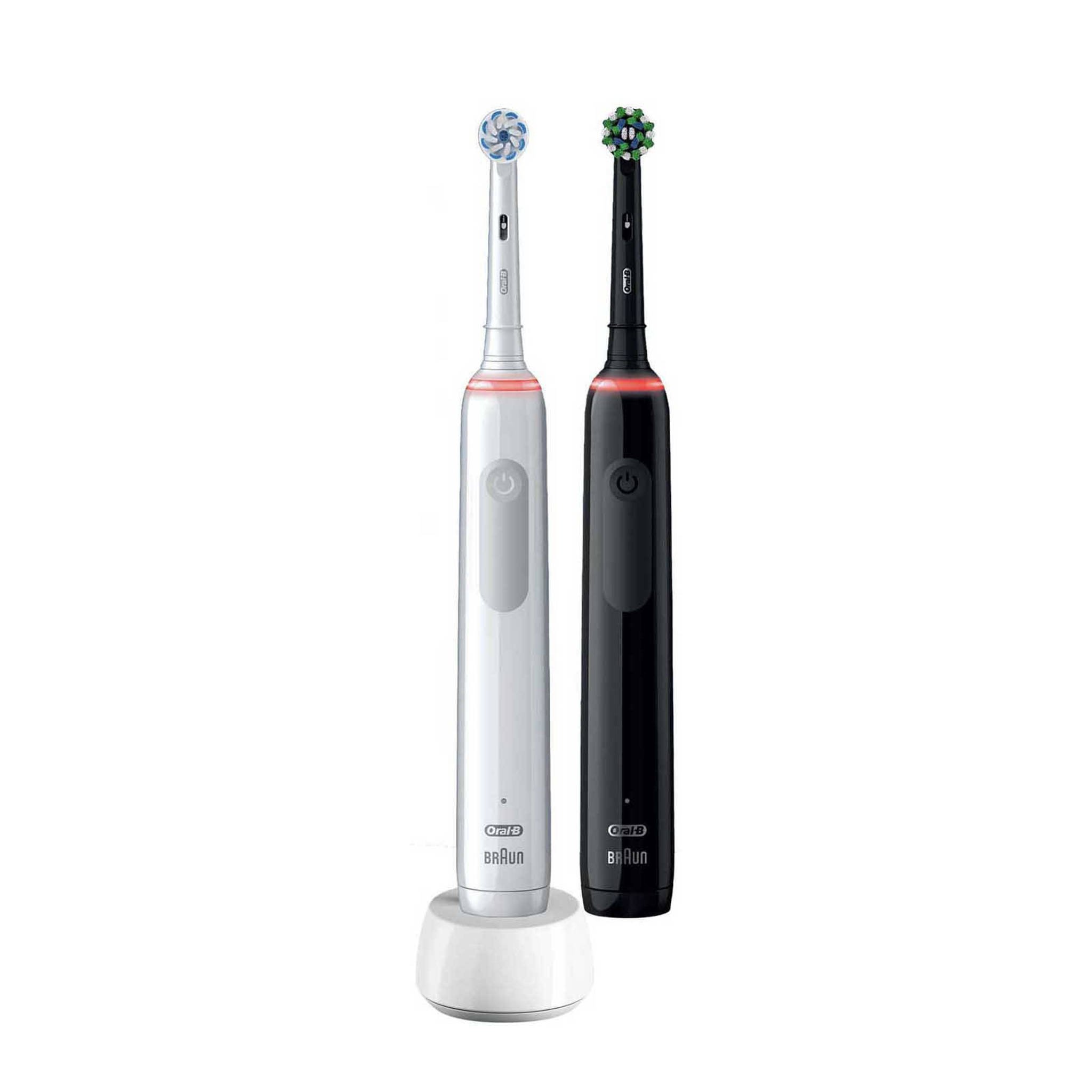 Beschikbaar Soepel Eigenlijk Oral-B PRO 3 3900 Duo elektrische tandenborstel | wehkamp