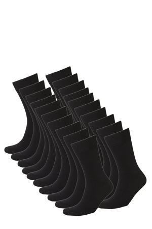 sokken - set van 20 zwart