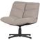 WOOOD WOOOD Vinny Draaifauteuil - Bouclé - Zand - 80x75x75