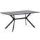 WOOOD Bruno Eettafel - Mdf - Zwart - 160x90