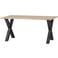 WOOOD Tablo Tafel met Alkmaar Poot - Eiken - 75x180x90