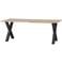 WOOOD Tablo Tafel met U-poot - Eiken - 75x220x90