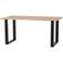 WOOOD WOOOD Tablo Tafel met U-poot - Eiken - 75x180x90