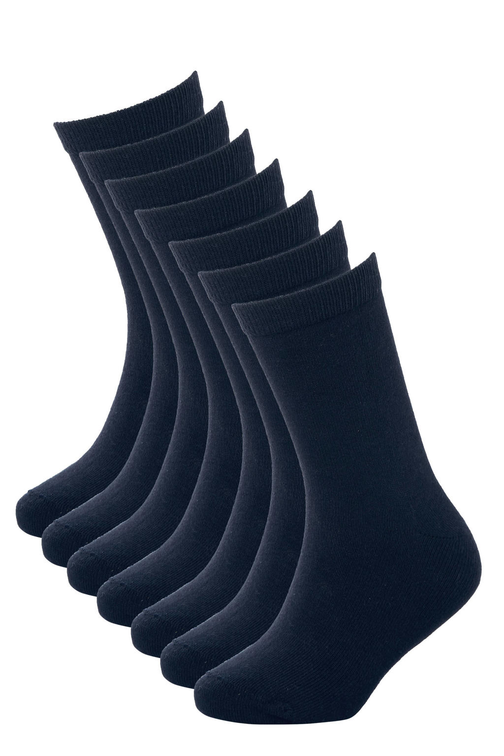anytime sokken - set van 7 donkerblauw