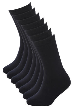 sokken - set van 7 zwart