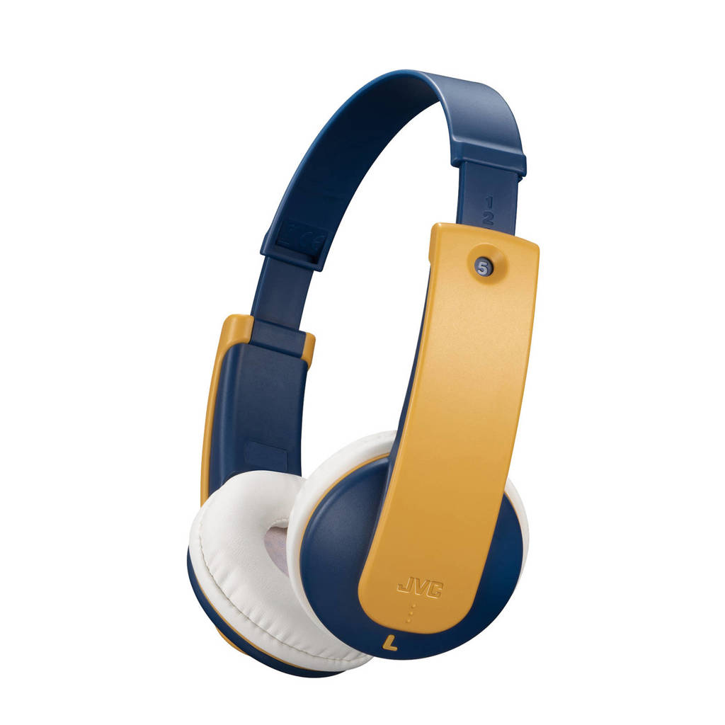 JVC HA-KD10WYE draadloze kinder hoofdtelefoon, Blauw, geel