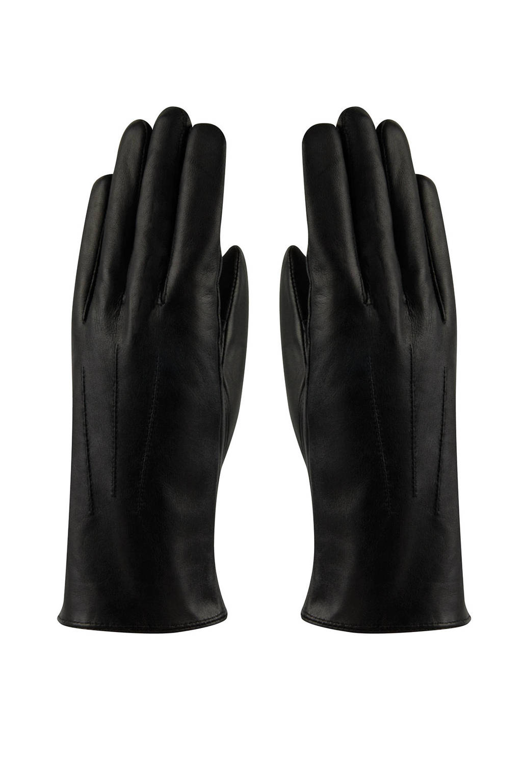 HATLAND leren handschoenen Tara zwart, Zwart