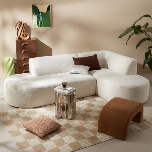 NOUS Living hoekbank rechts Arles - Crème