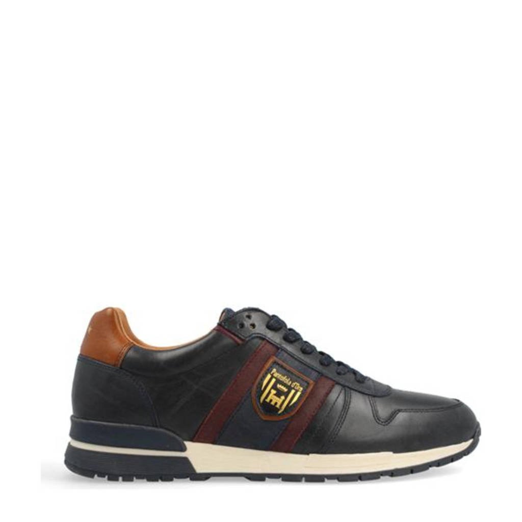 Pantofola d'Oro Sangano Uomo Low leren sneakers blauw, Blauw