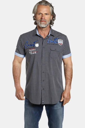 casual overhemd donkerblauw