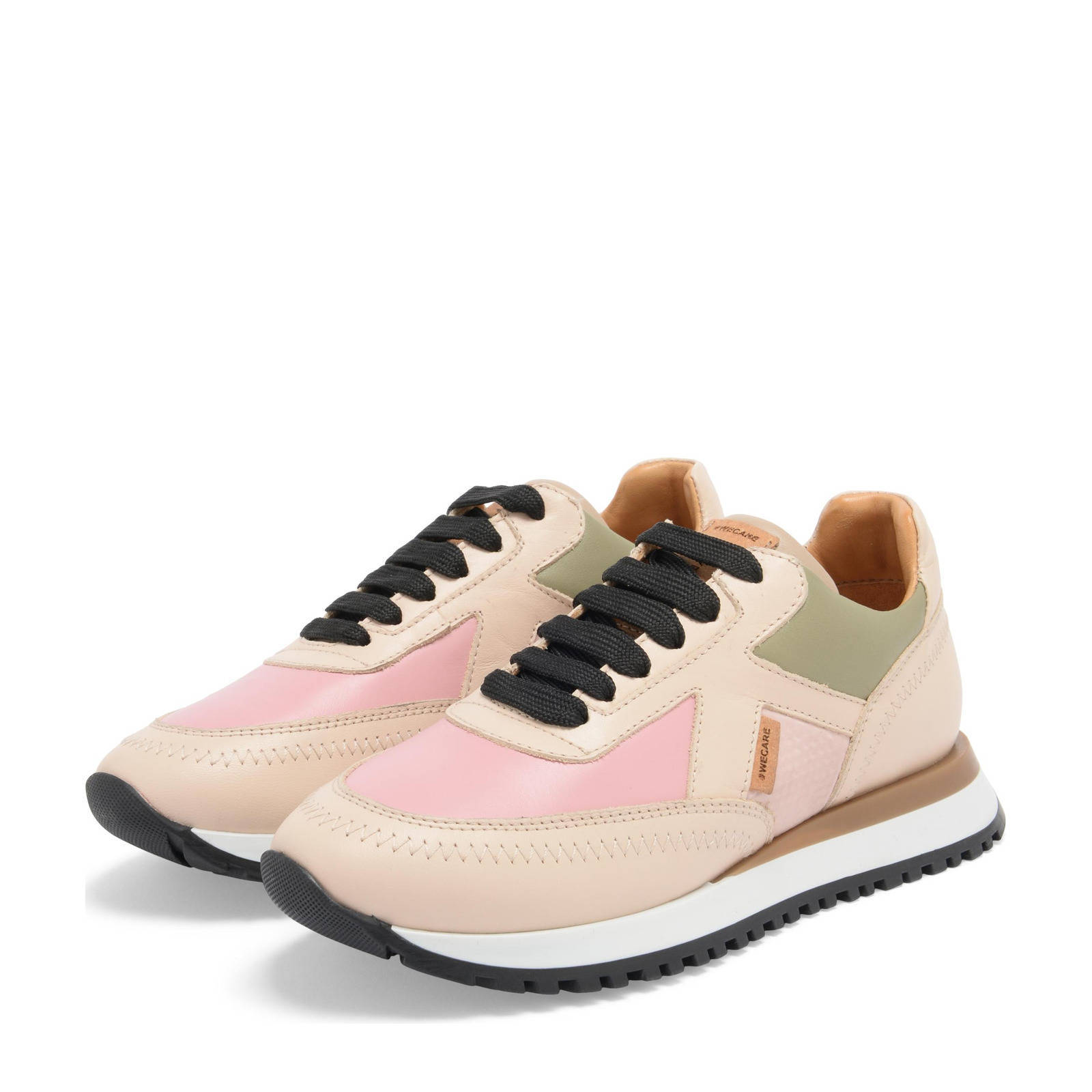 Greyderlab Lou leren sneakers roze | wehkamp
