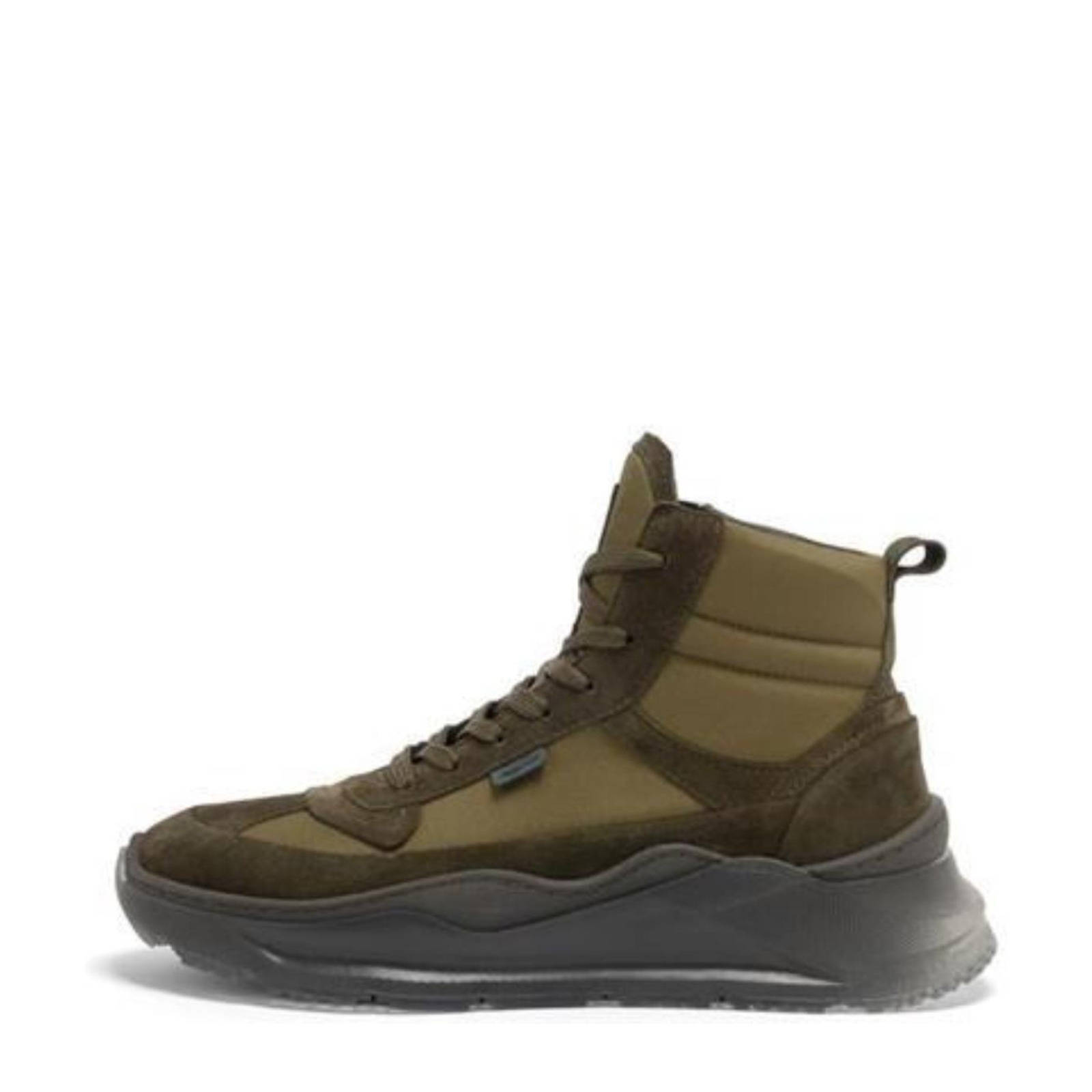 Greyderlab Vlad hoge suède sneakers legergroen | wehkamp