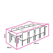 thumbnail: Winza Outdoor Covers tuinmeubelhoes tafel tot 280 cm + 2x bobbin