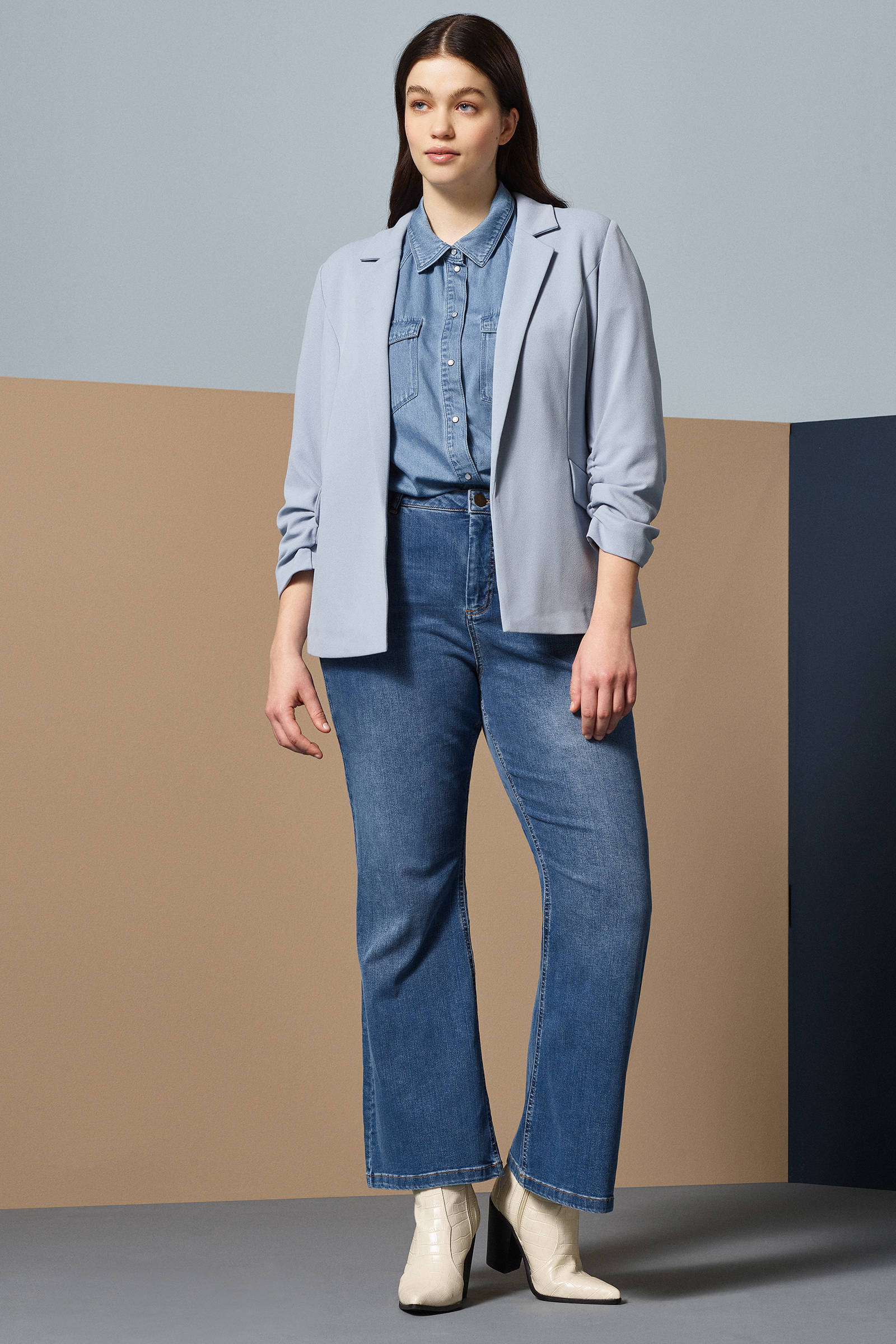 Zizzi high waist bootcut jeans JPOSH 