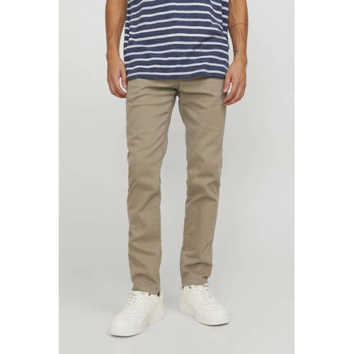 JACK & JONES PANTS STUDIO slim fit broek JJIMARCO JJDAVE beige/donkerblauw - (set van 2) afbeelding
