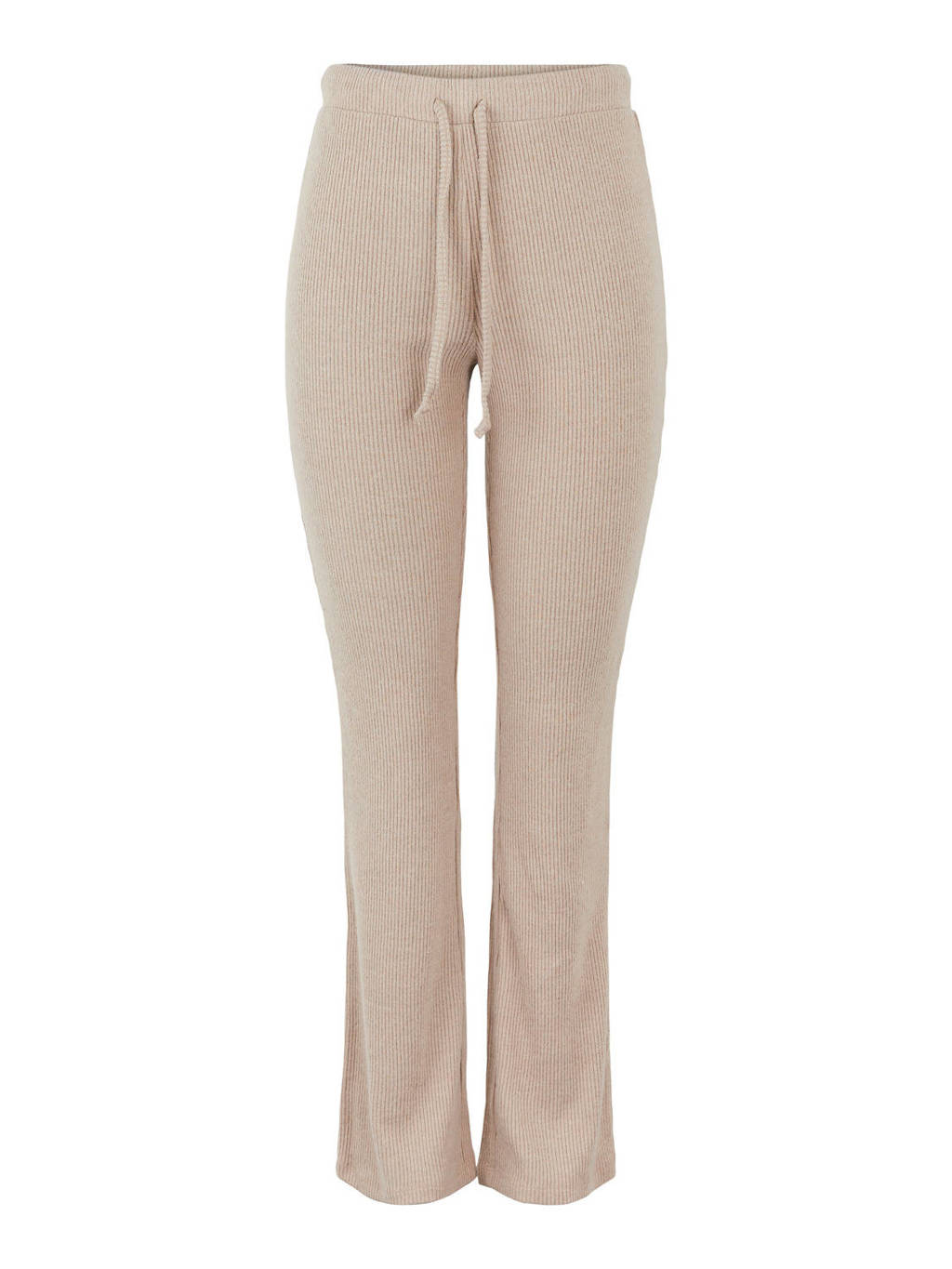 PIECES high waist flared joggingbroek PCCIRCLE bruin, Bruin
