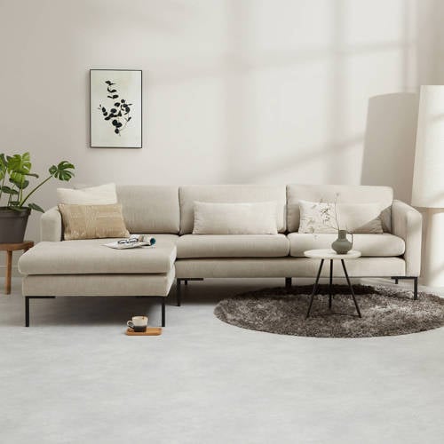 NOUS Living hoekbank links Rowan - Beige
