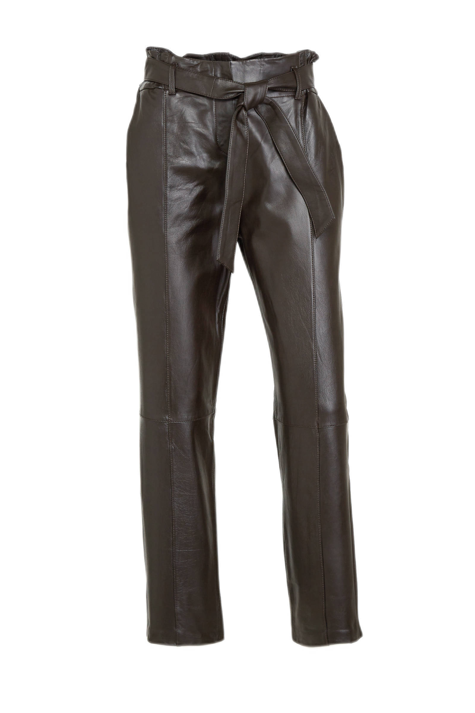 arma leren broek zwart