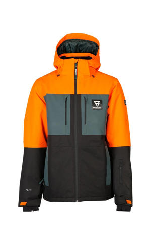 ski-jack Aracin oranje/groen/zwart