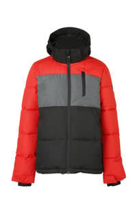 Brunotti ski-jack Tryjaily rood/zwart/grijs, Rood/zwart/grijs