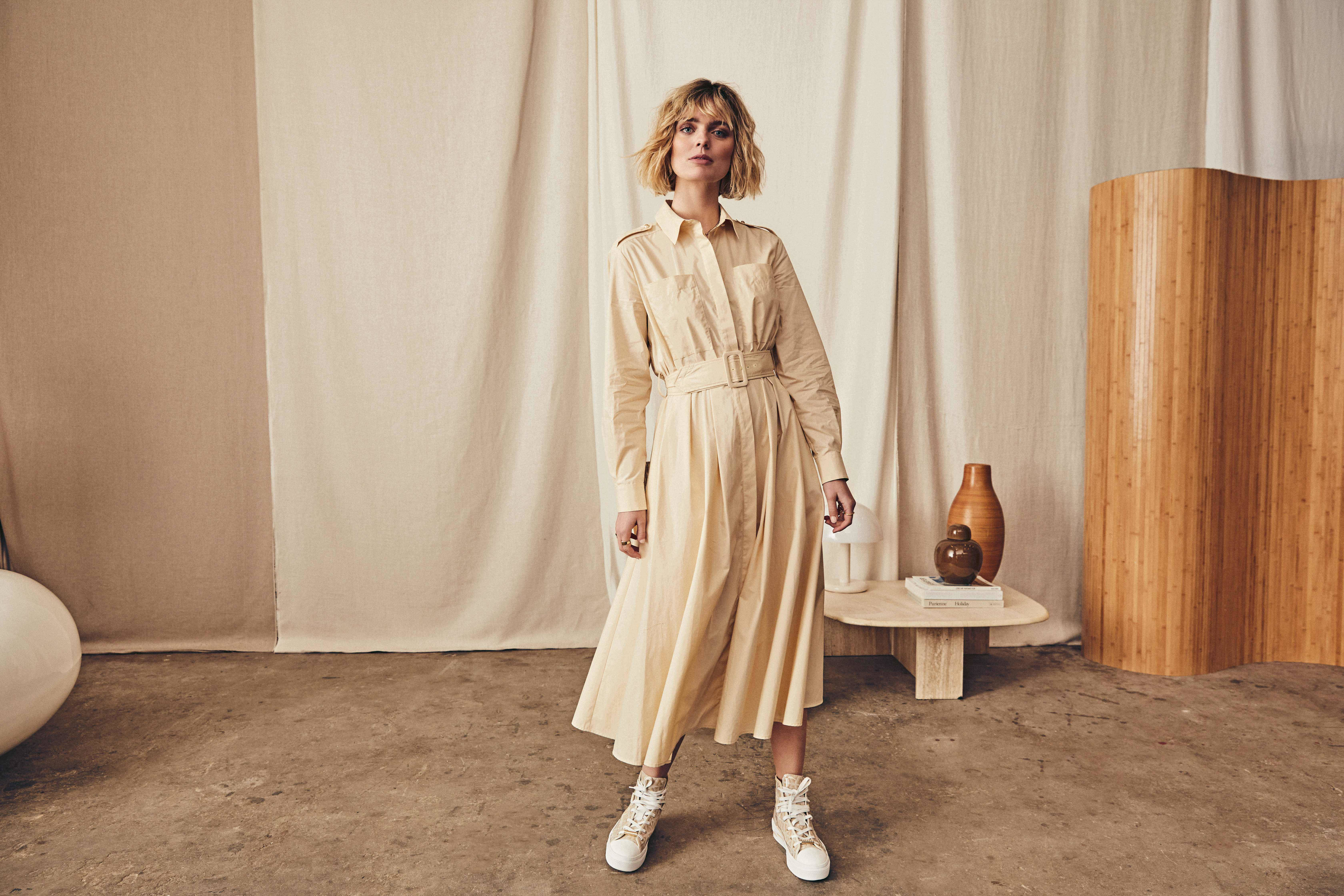 JOSH V Shelly hoge sneakers ecru | wehkamp