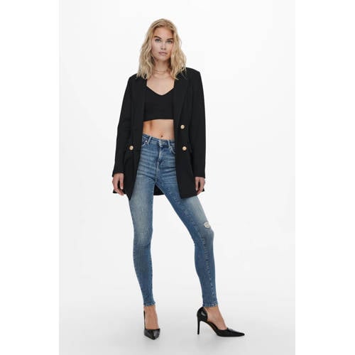 ONLY push-up skinny jeans ONLPOWER medium blue denim afbeelding