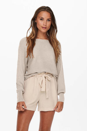 trui ONLADALINE met textuur beige