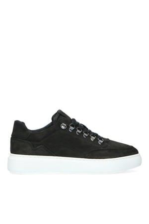 nubuck sneakers zwart