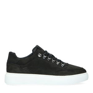 nubuck sneakers zwart