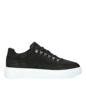 nubuck sneakers zwart