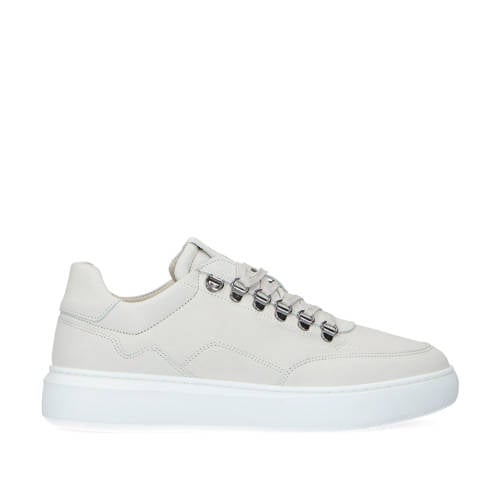 Manfield nubuck sneakers off white afbeelding