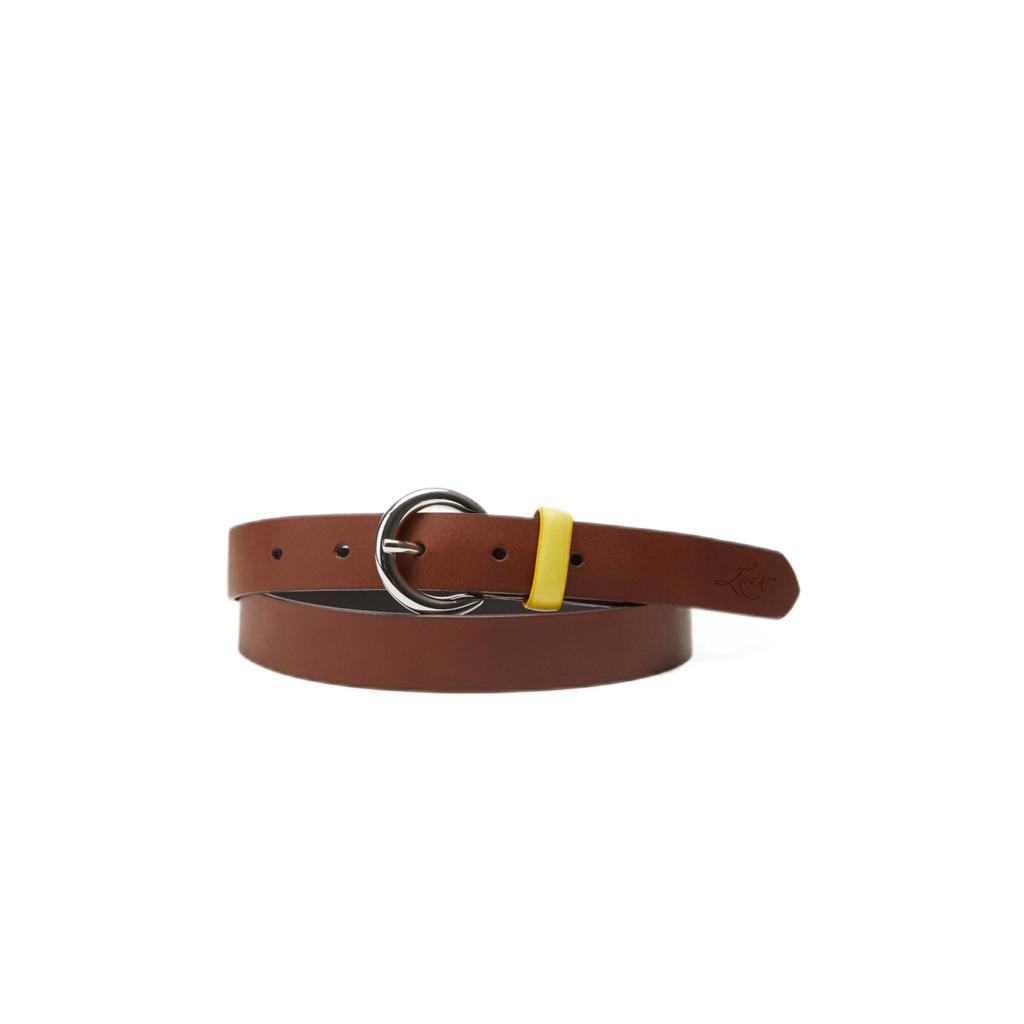 Levi's leren riem Larkspur bruin