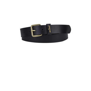 leren riem Calypso zwart
