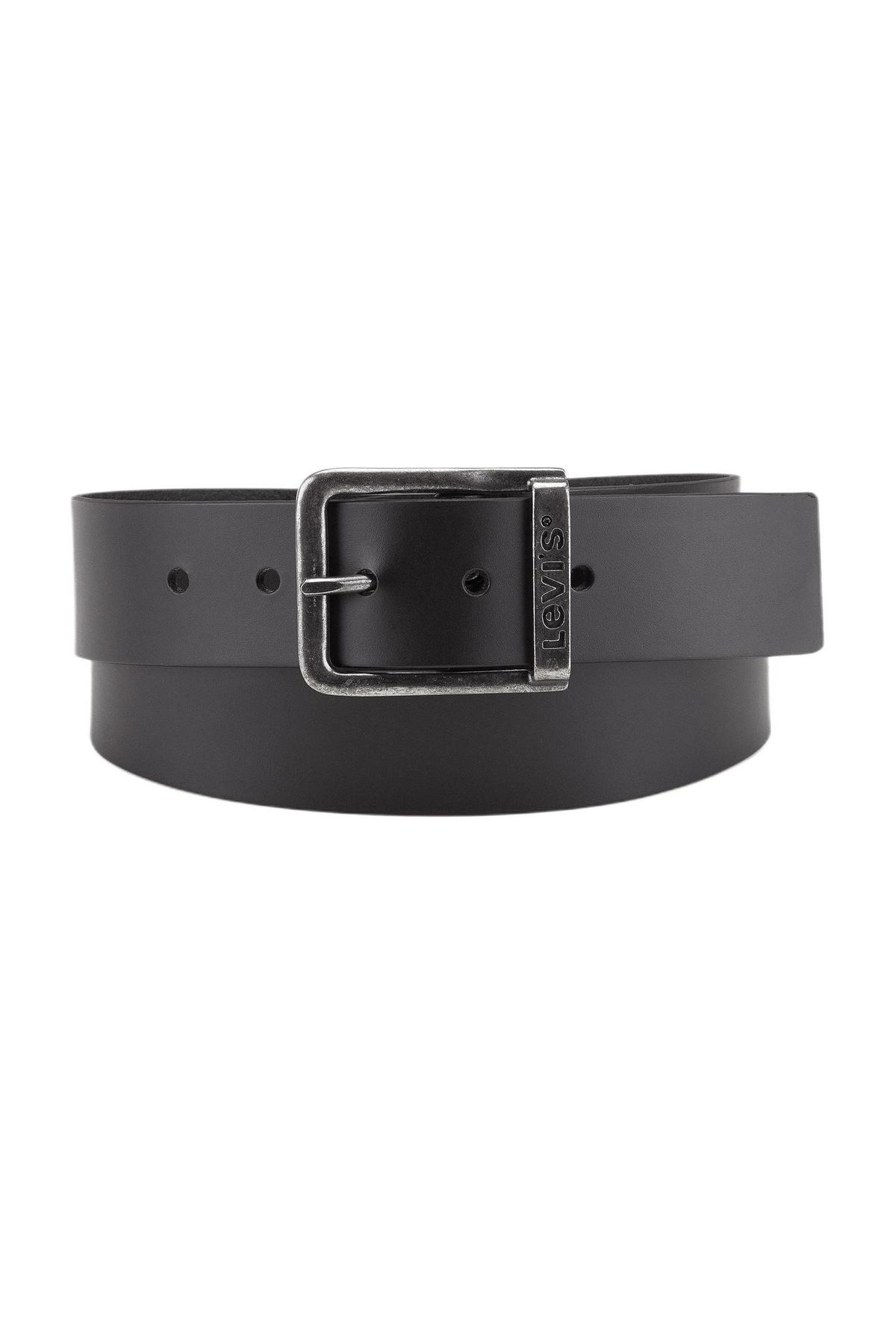 Levi's® Leren riem met labeldetail, model 'CAVIAR' in zwart online Levi's® Leren riem met labeldetail, model 'CAVIAR' in zwart online
