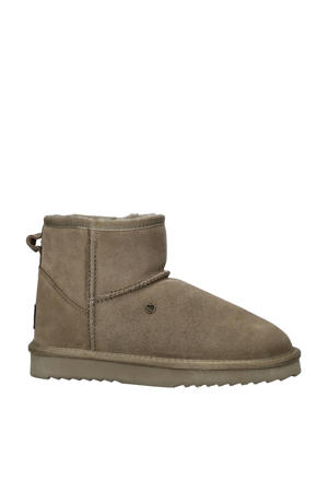 Wallaby suède enkelboots kaki