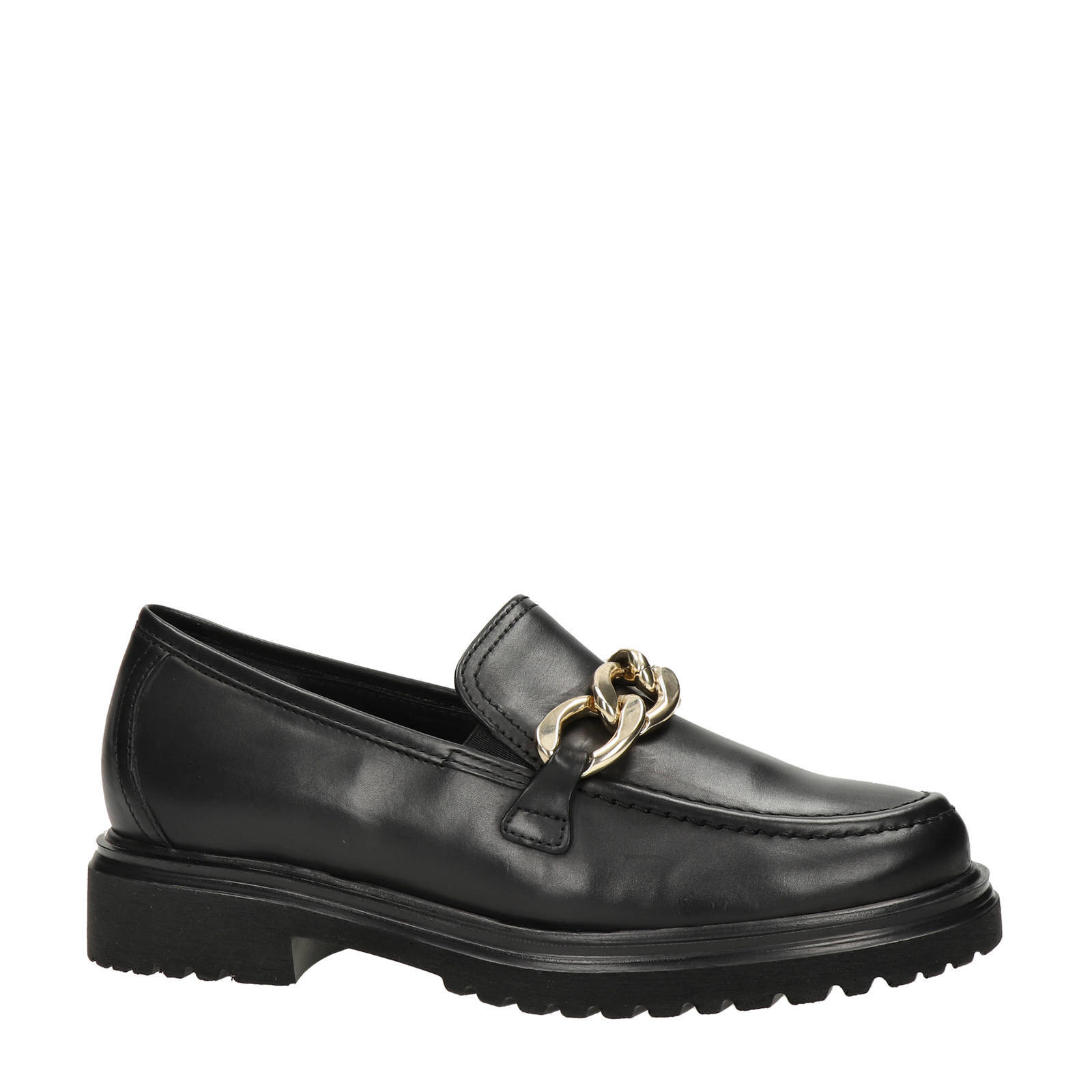 Gabor leren loafers zwart | wehkamp