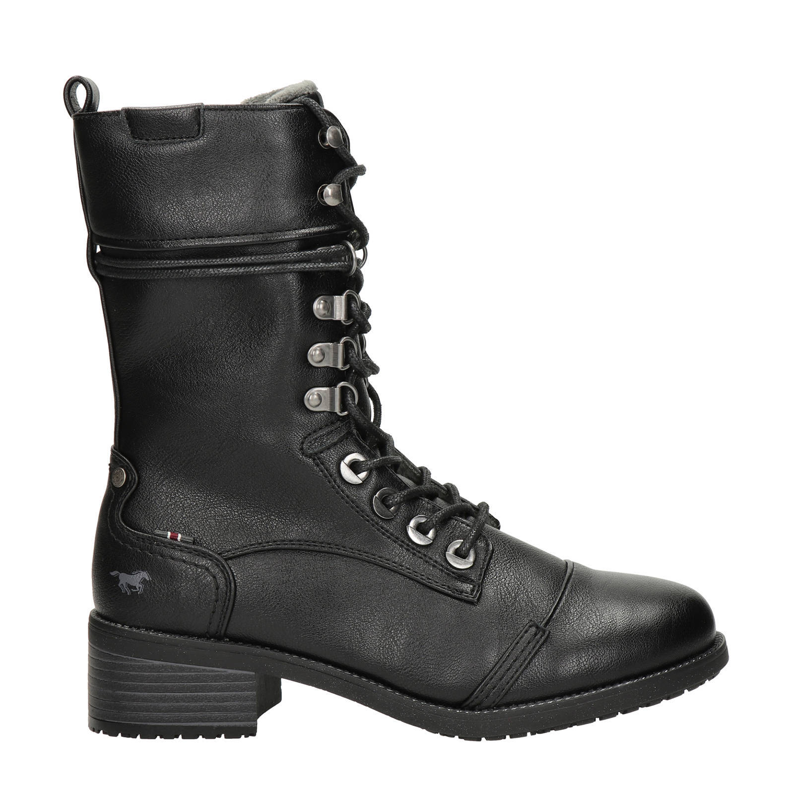 Mustang veterboots zwart kopen? | Morgen in huis | wehkamp
