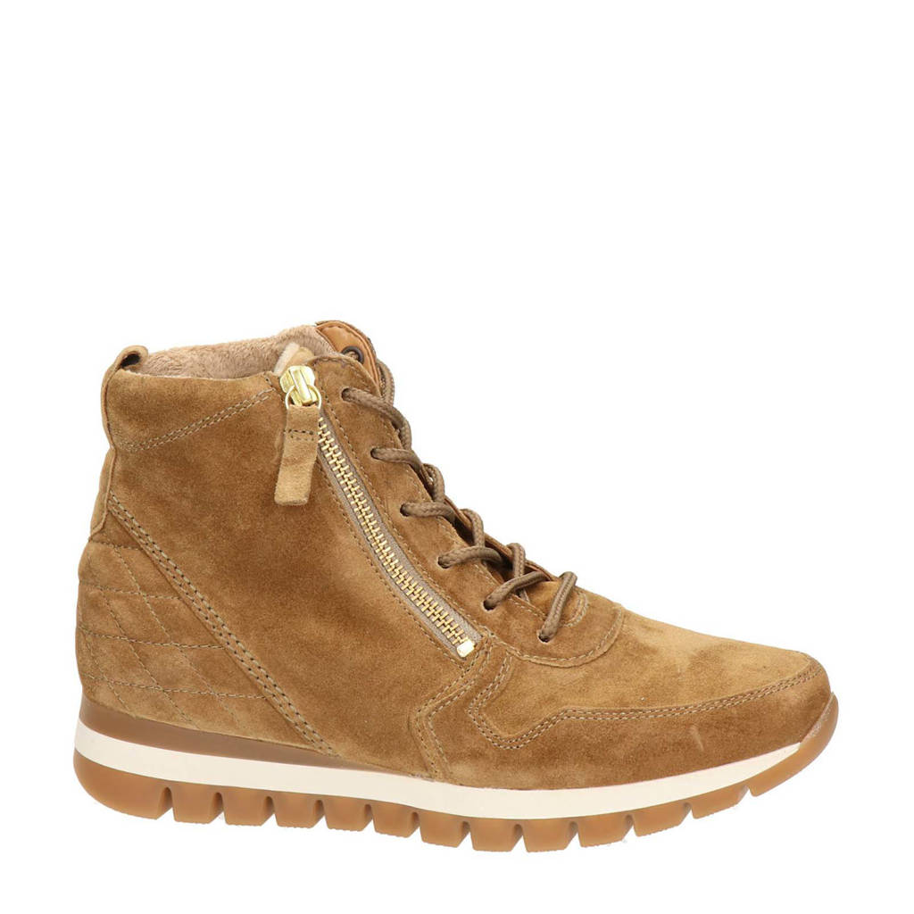Gabor suède veterboots bruin kopen? Morgen in huis wehkamp
