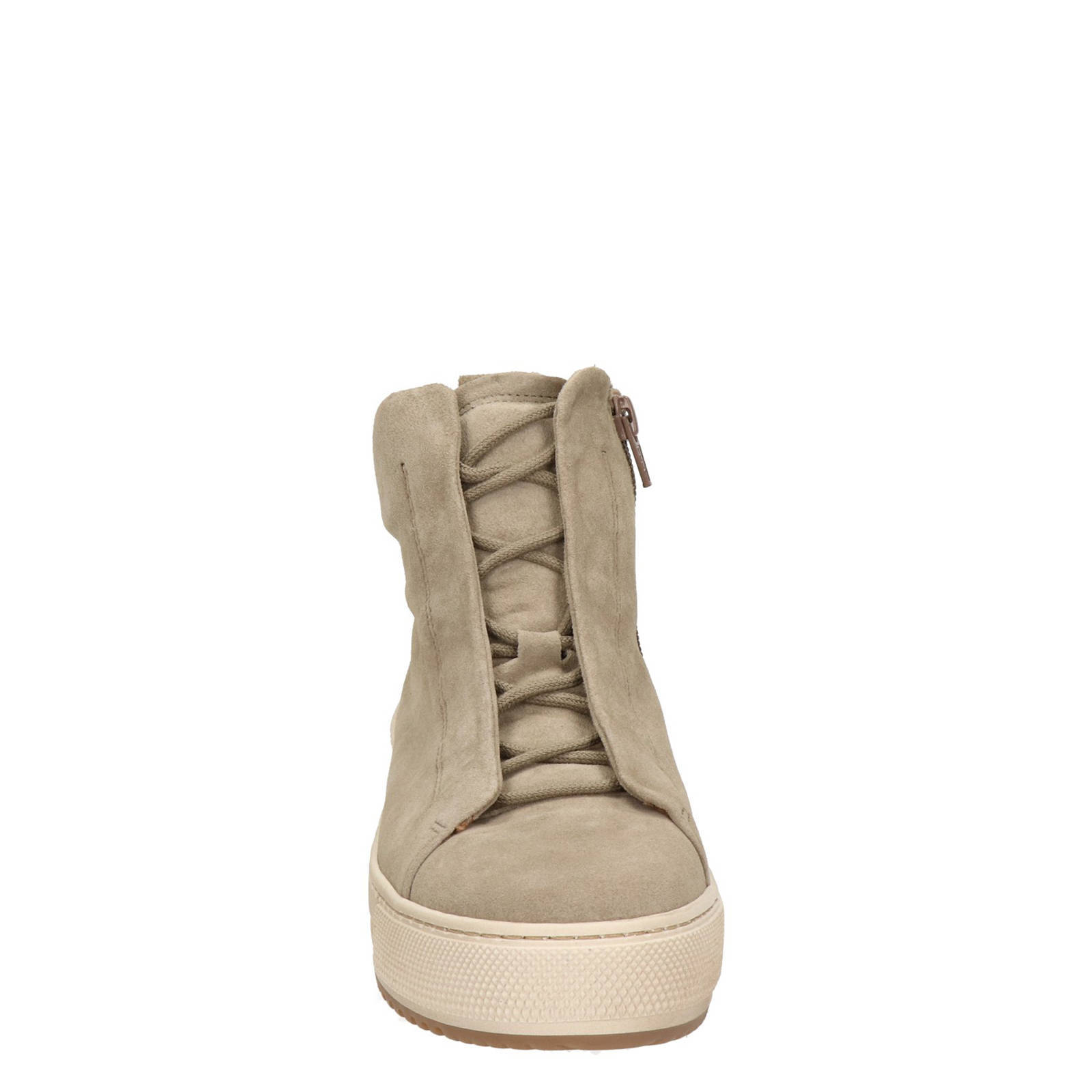 Gabor suède veterboots beige | wehkamp