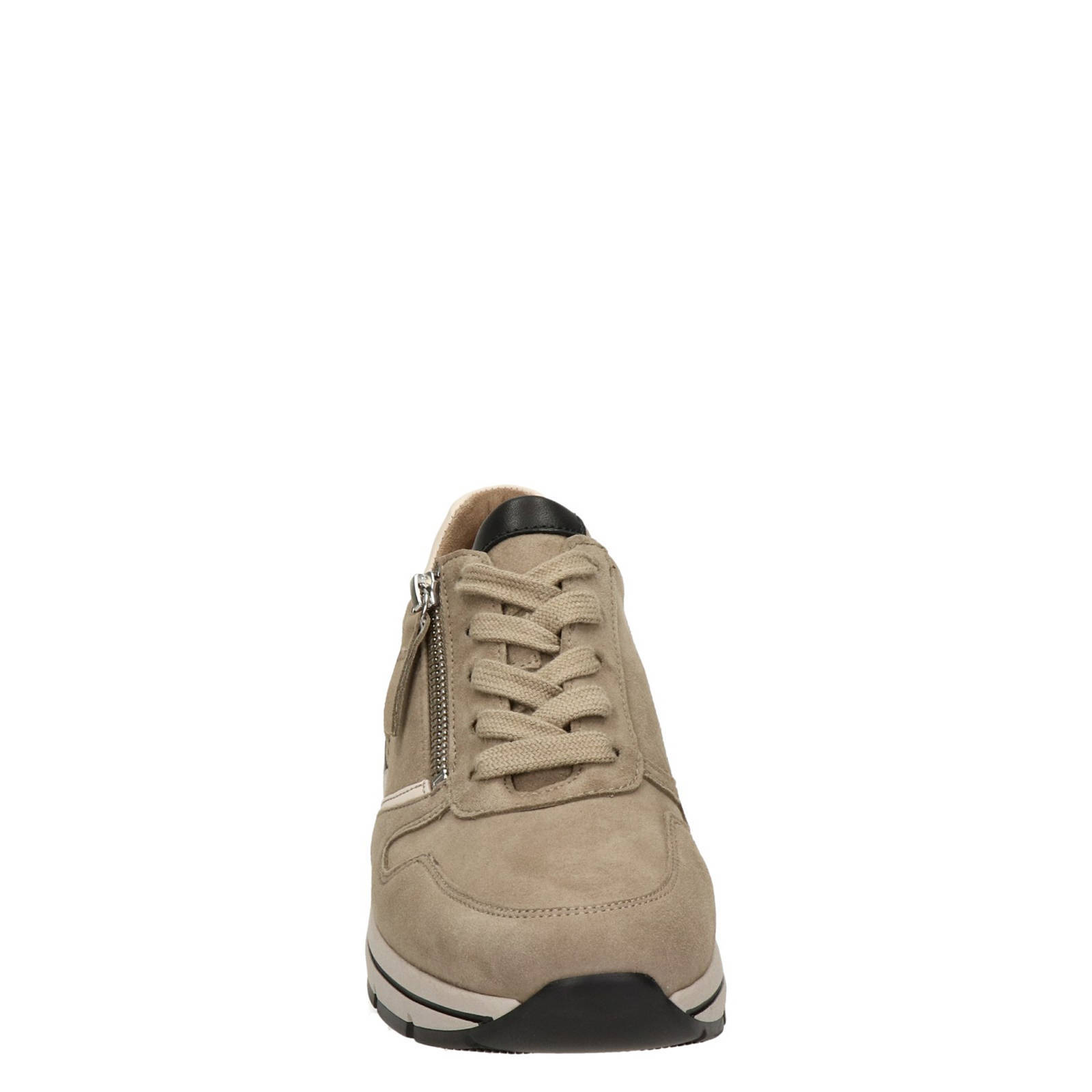 Gabor comfort suède sneakers beige | wehkamp