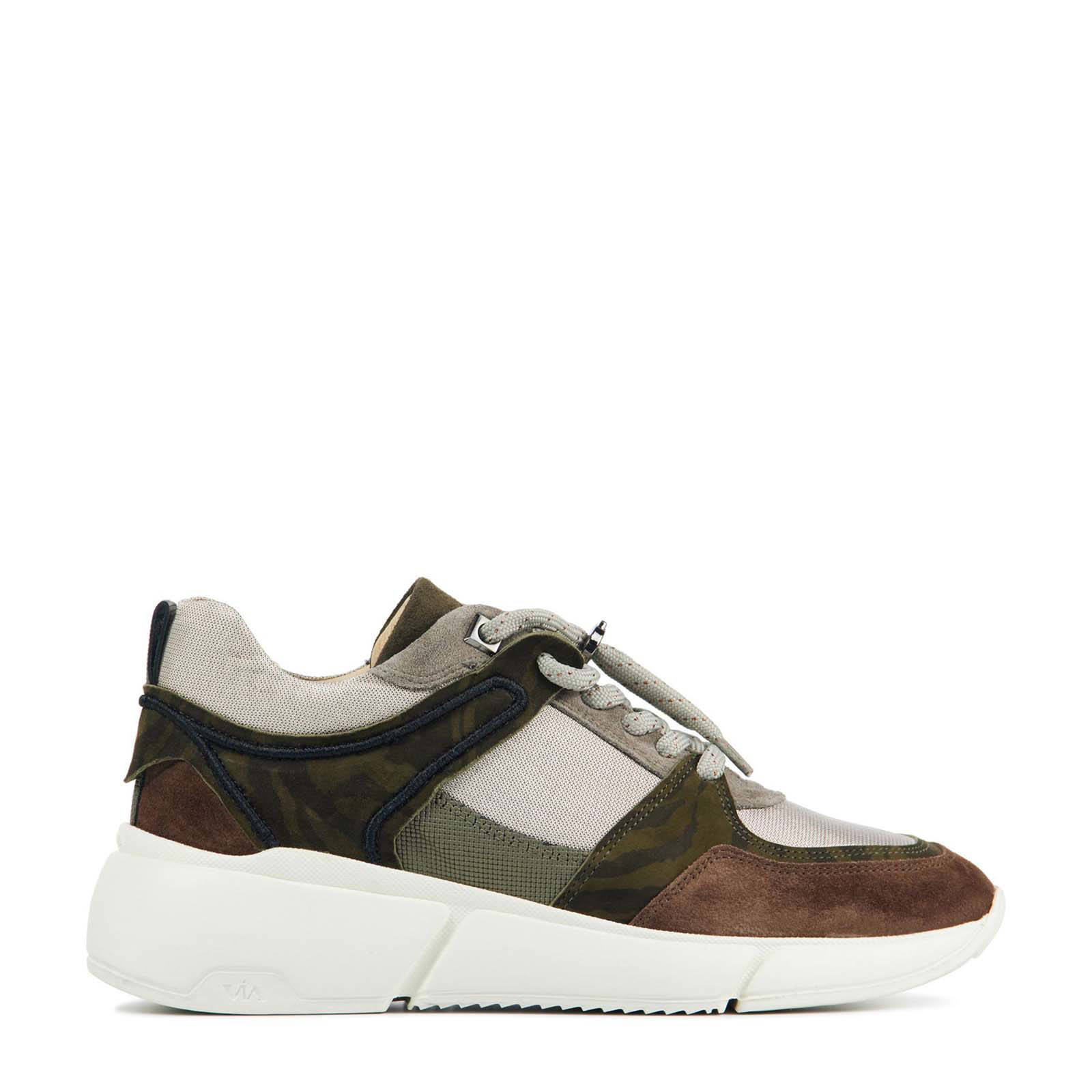 Via Vai Celina Josh 57040 leren sneakers beige/multi | wehkamp